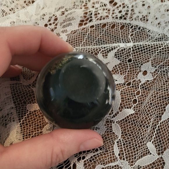 Vintage Gold/ Blue/Black Blown Glass Paper Weight - Picture 6 of 6